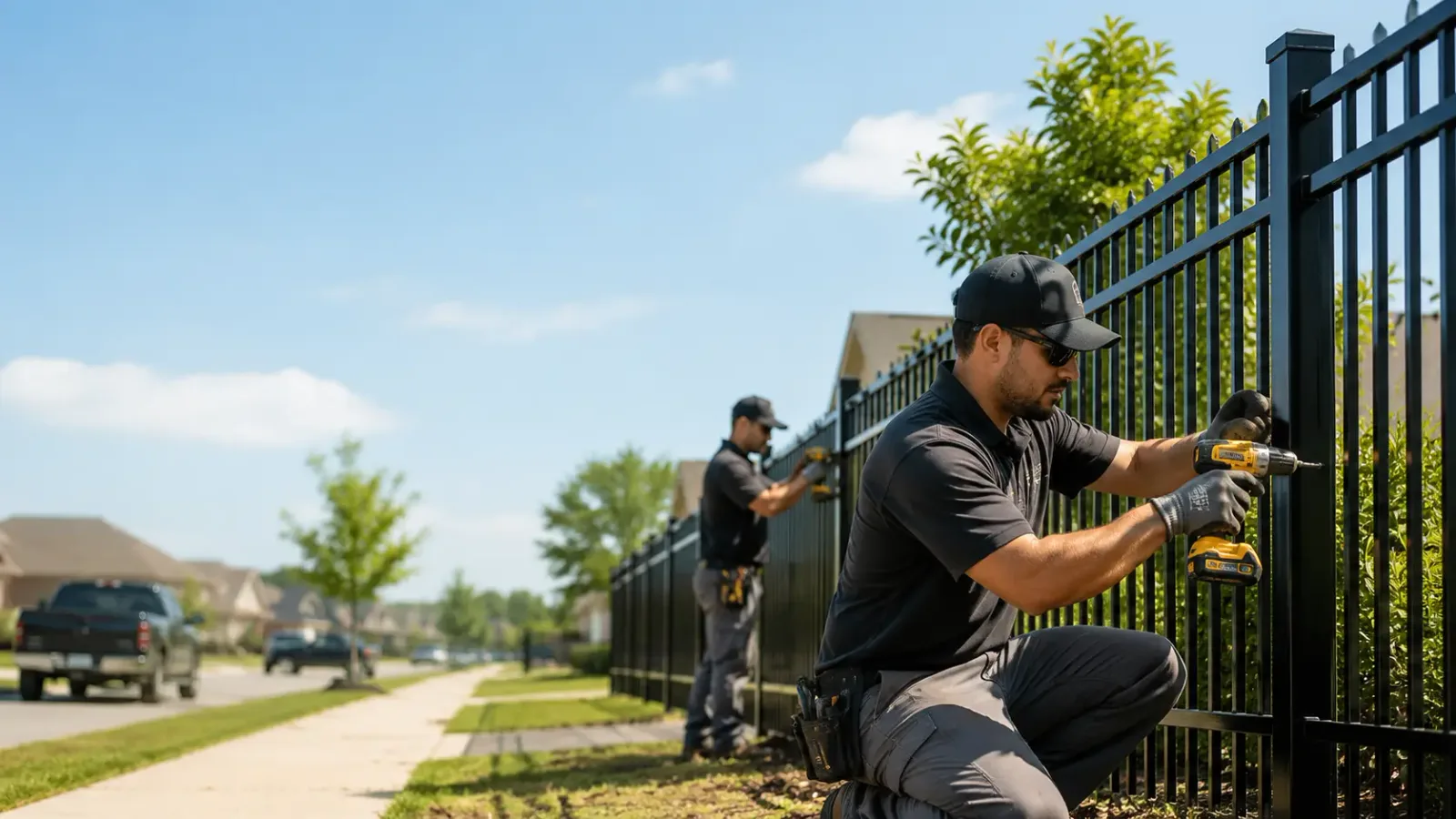 Metal Fence Installation in England, AR
